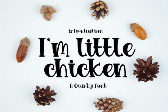 I'm a Little Chicken Font - Preview 6