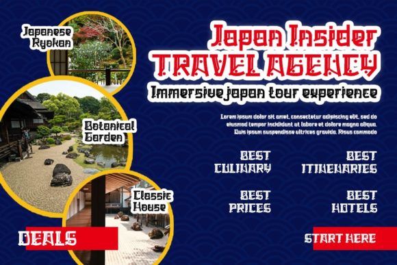 Jinkay Faux Japanese Font PNG with transparent background - Preview 3