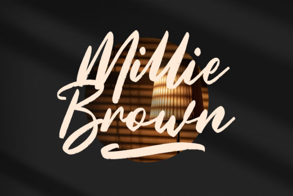 Katvondy Marker Brush Script Font PNG with transparent background - Preview 4
