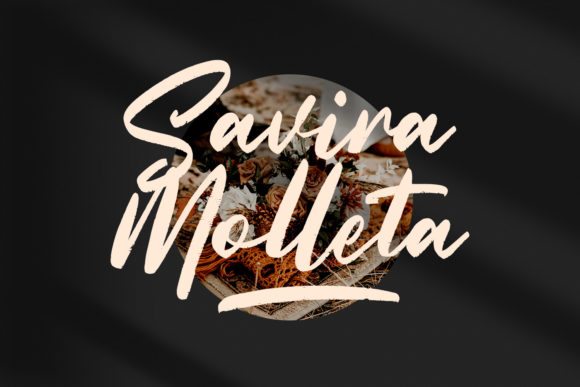 Katvondy Marker Brush Script Font PNG with transparent background - Preview 5