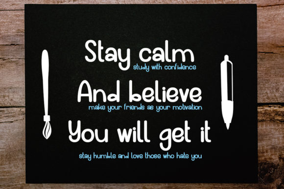 Let's Study Font PNG with transparent background - Preview 3