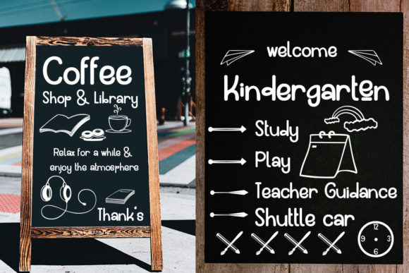 Let's Study Font PNG with transparent background - Preview 4