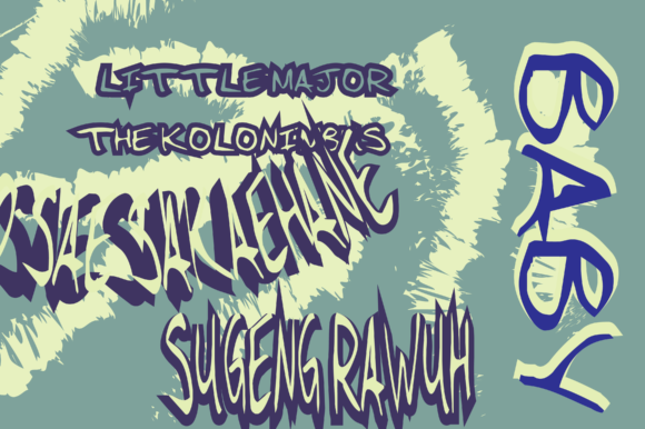 Little Major Font PNG with transparent background - Preview 2