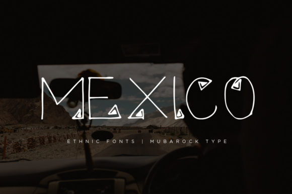 Myethnic Font PNG with transparent background - Preview 2