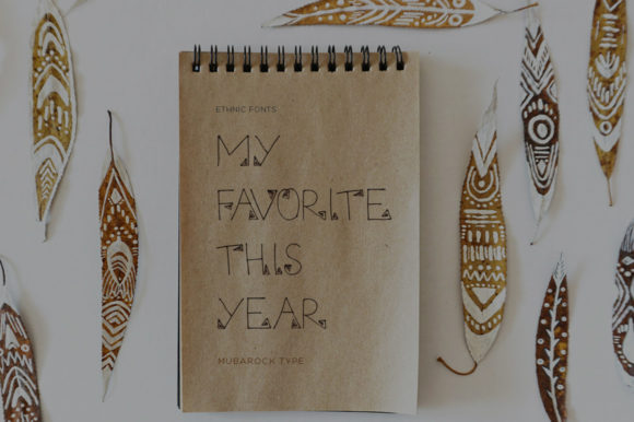 Myethnic Font PNG with transparent background - Preview 3
