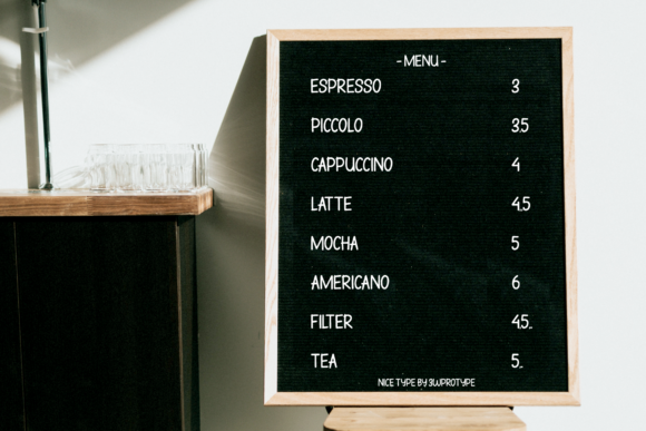 Nice Type Font PNG with transparent background - Preview 1