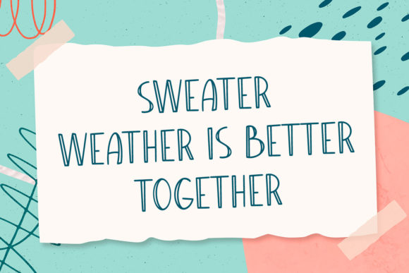Perfect Christmas Font PNG with transparent background - Preview 4