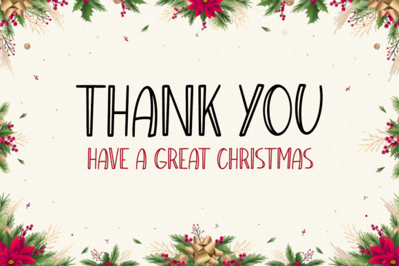 Perfect Christmas Font PNG with transparent background - Preview 6