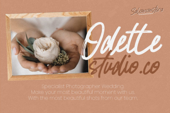 Salomonstera Font PNG with transparent background - Preview 3