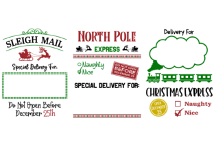 Santa Sack SVG Bundle | Christmas SVG Graphic by B Renee Design ...