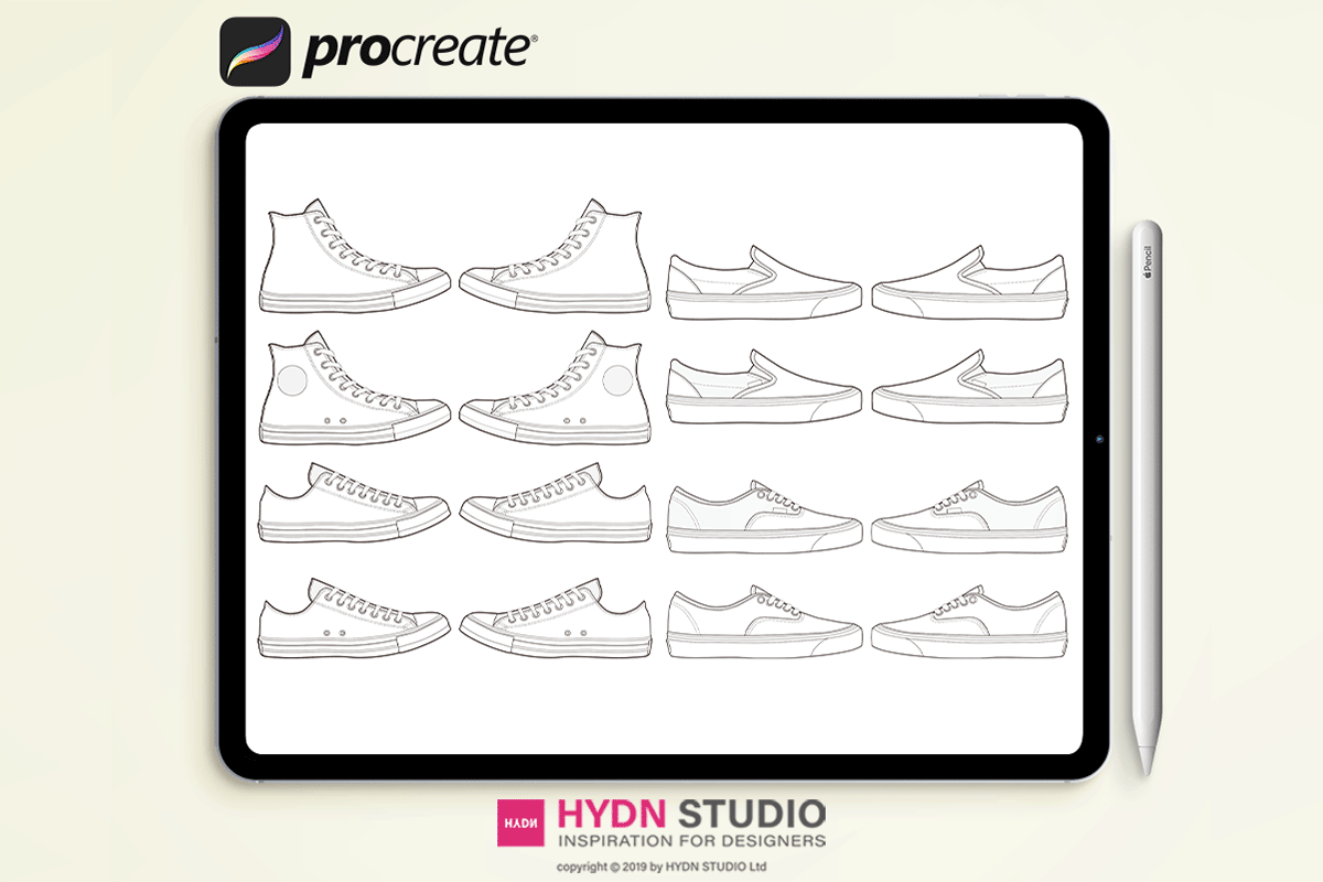 Shoes Design Set Procreate Stamp Brushes - photo 4
