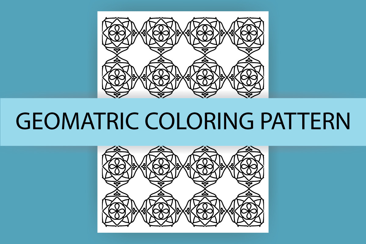 Simple Geometric Pattern Pages Graphic by abdussamad · Creative Fabrica