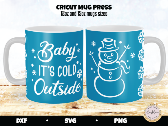 Snowman Mug Press Graphics 1