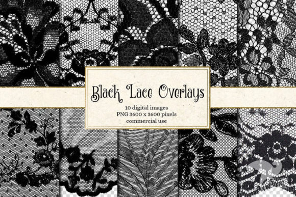 Black Lace Overlays