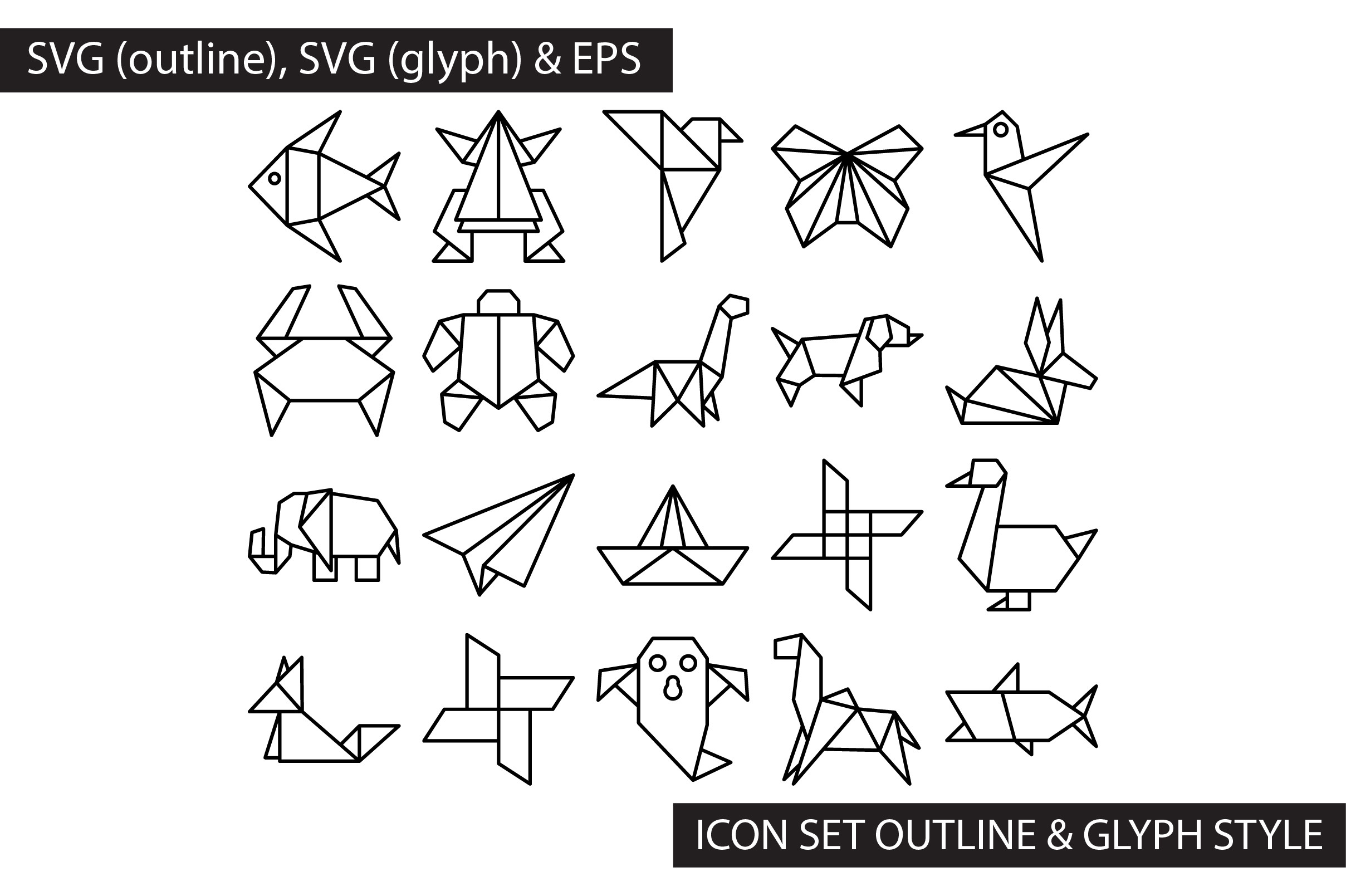 Origami Icons