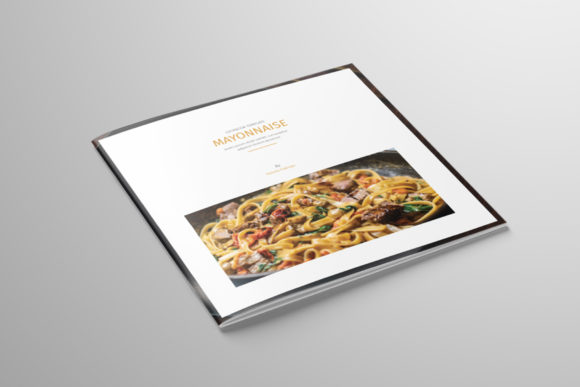Square Recipe Book/Cookbook Template