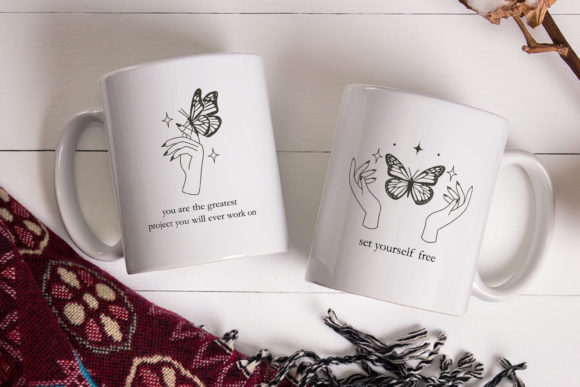 Butterfly Sublimation And Svg Bundle Graphics 2