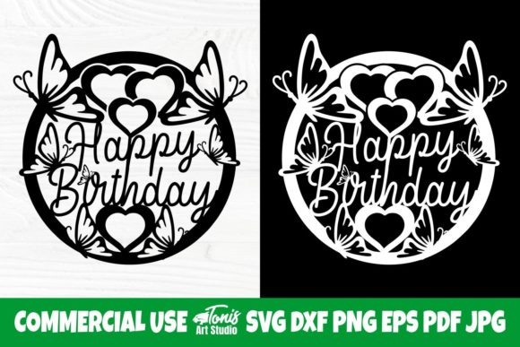 Cake Topper SVG, Girl Svg, Butterflies