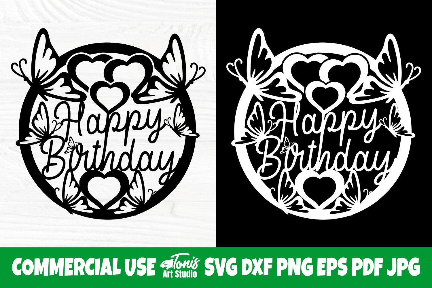 Cake Topper SVG, Girl Svg, Butterflies