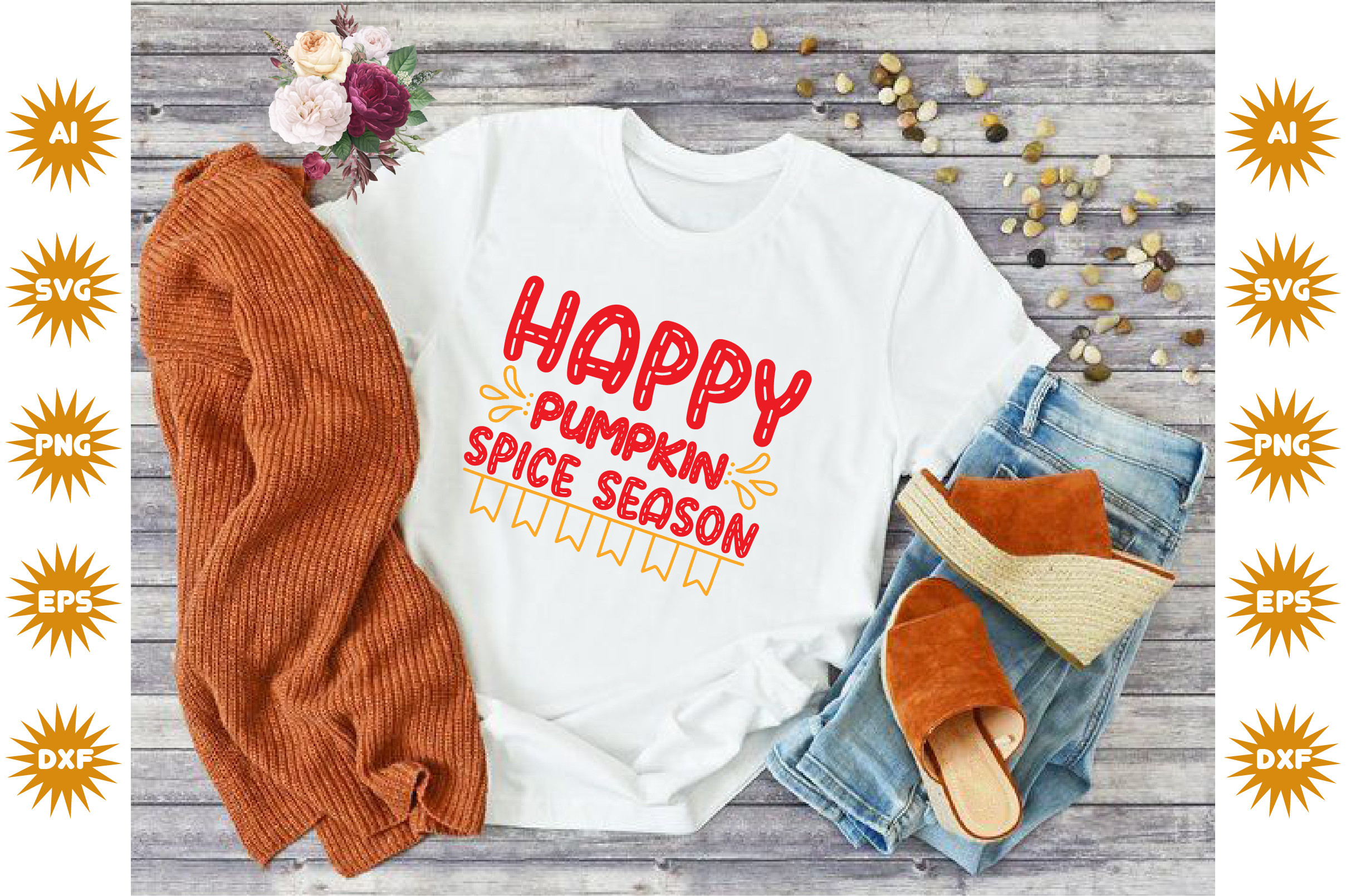 Happy Pumpkin Spice Season Graphic by BrenBox · Creative Fabrica