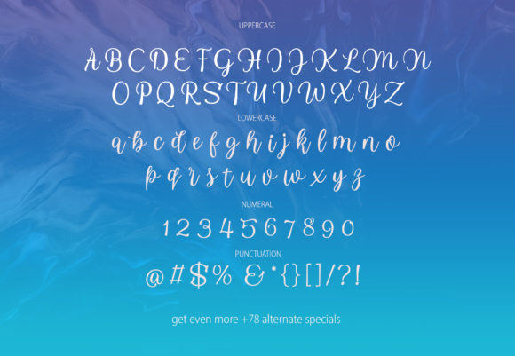 Howell Script Font PNG with transparent background - Preview 5