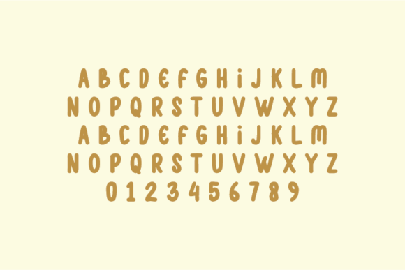 Pignoli Cookies Font PNG with transparent background - Preview 1