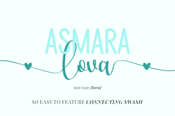 Asmaralova Font - Preview 1