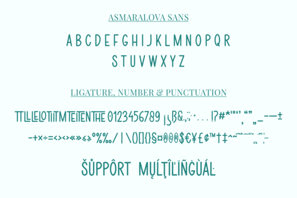 Asmaralova Font - Preview 3