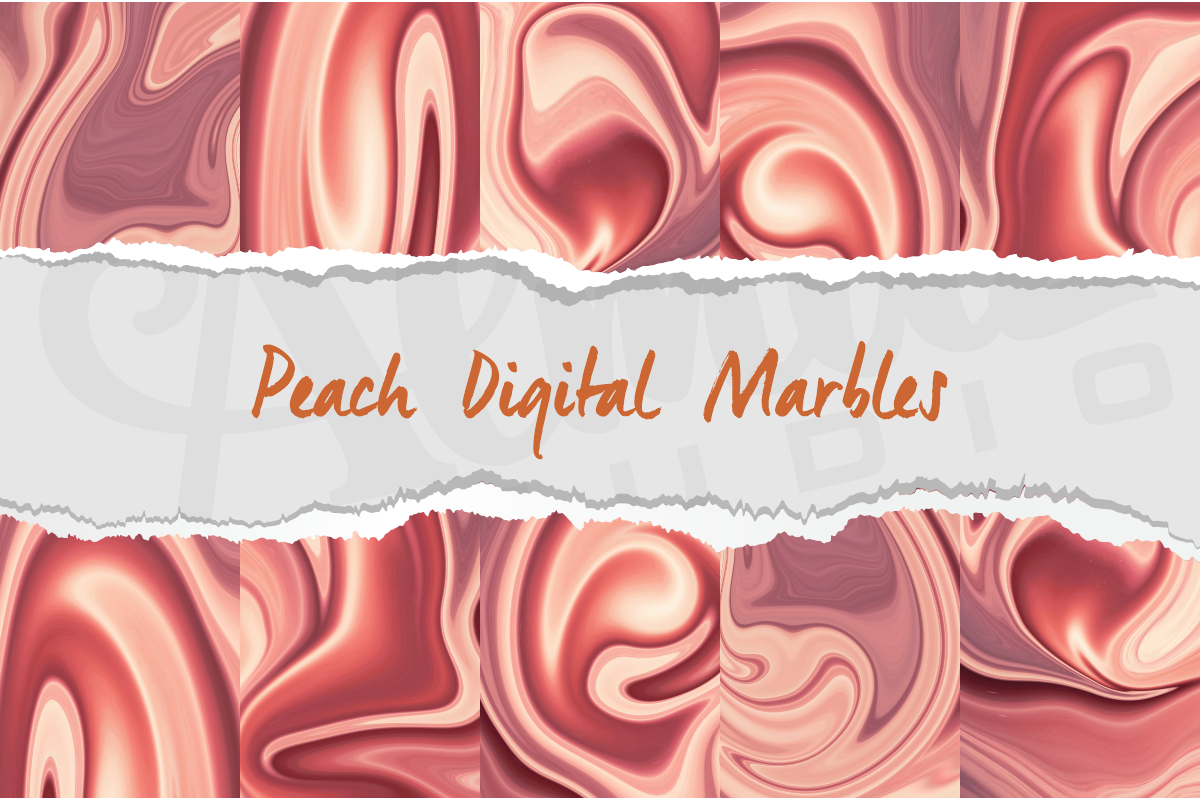 Bundles Peach Digital Marble Graphic by almazstd24 · Creative Fabrica