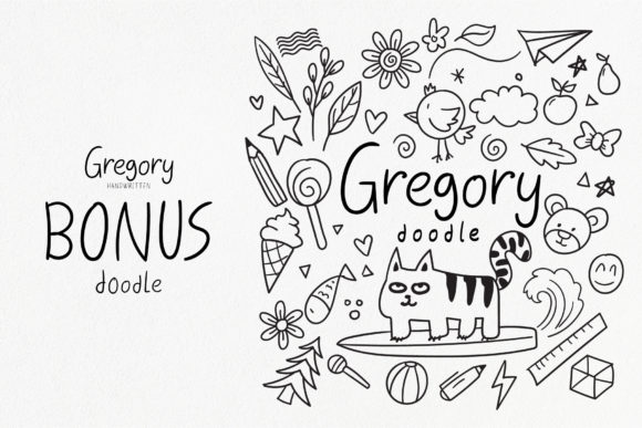 Gregory Handwritten Font - Preview 6