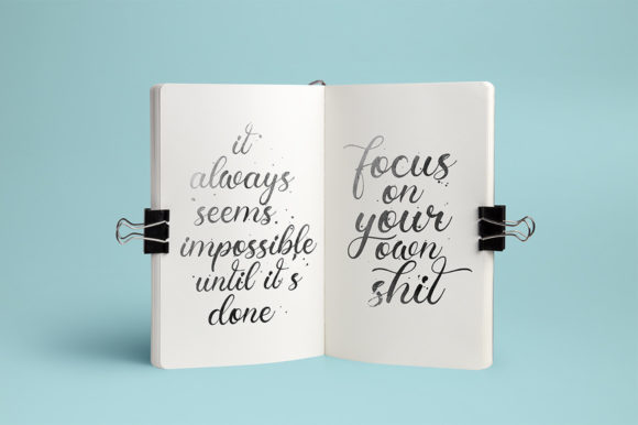 Jullyana Font PNG with transparent background - Preview 5