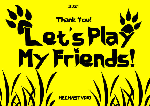 Play Sharp Font PNG with transparent background - Preview 1