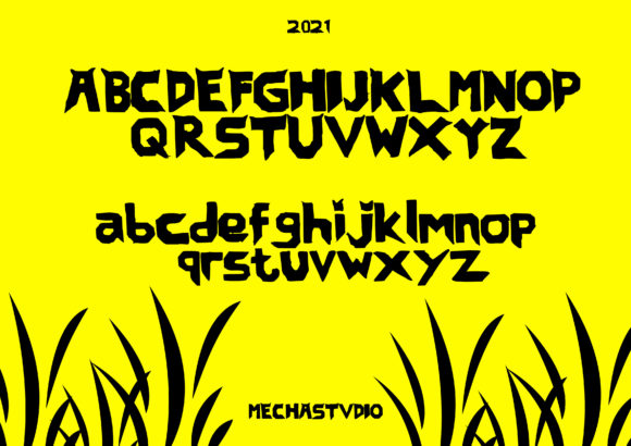 Play Sharp Font PNG with transparent background - Preview 3
