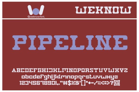 Plumbing Font PNG with transparent background - Preview 3