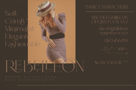 Rebelleon Font PNG with transparent background - Preview 5