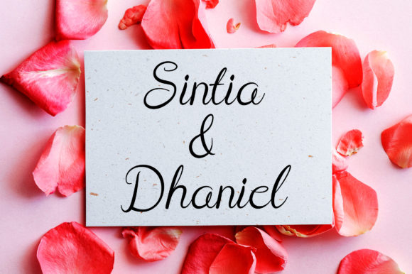 Sephia Script Font PNG with transparent background - Preview 2
