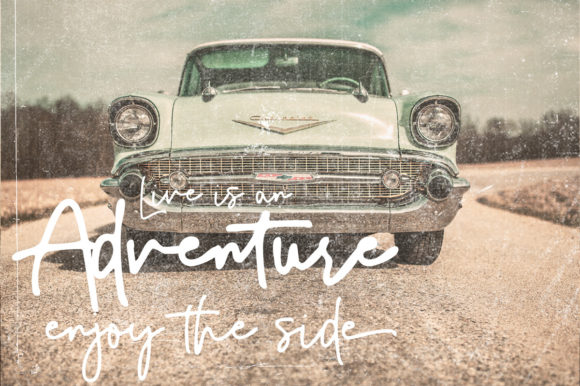 Sintage Font PNG with transparent background - Preview 2
