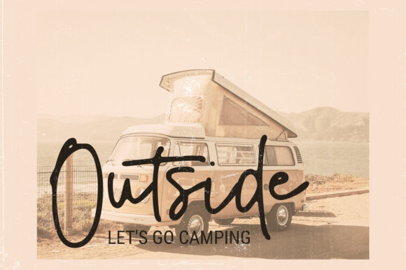 Sintage Font PNG with transparent background - Preview 3