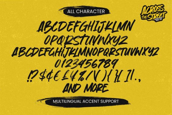 Across the Street Font - Preview 6