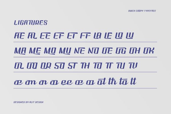 Black Coopy Font - Preview 4