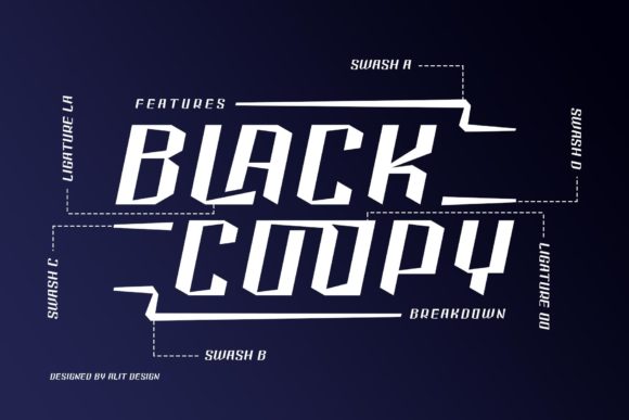 Black Coopy Font - Preview 5