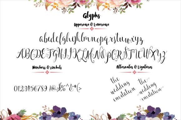 Cherry Blossom Font - Preview 1