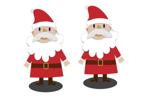 Christmas Santa Claus Grafika Rękodzieła Przez Designsviki