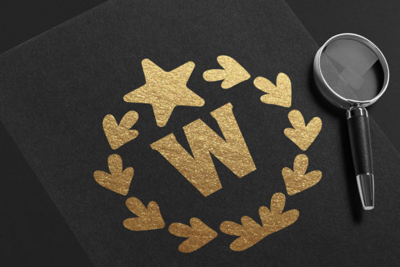 Christmas Wreath Font - Preview 2