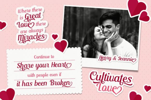 Cimory Love Font - Preview 2