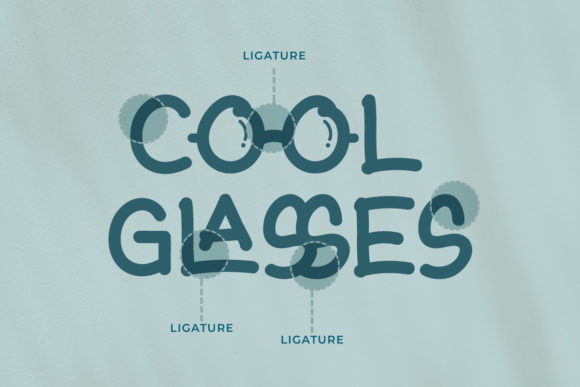 Cool Glasses Font - Preview 6