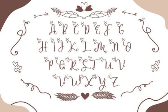 Couple Monogram Font - Preview 5