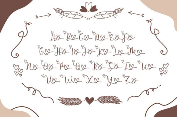 Couple Monogram Font - Preview 6