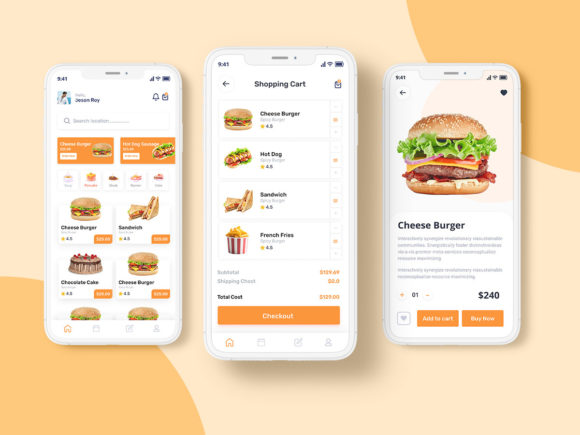 Food Delivery App UI Kit