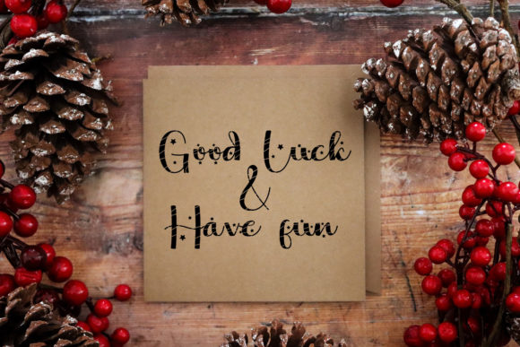 For Christmas Font - Preview 2